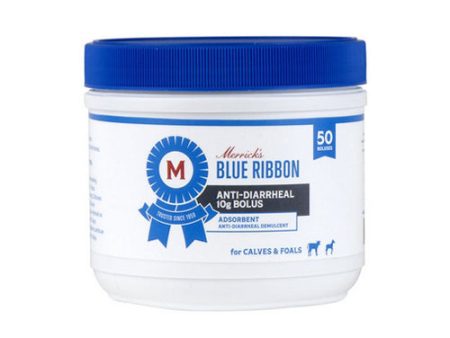 Blue Ribbon Anti-Diarrheal Boluses Calf Foal 50 Count by Merricks Sale