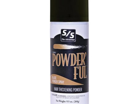 Powder Ful Livestock Hair Thickening Powder Spray Black 9.5 Oz by Sullivan Supply, Inc. Cheap